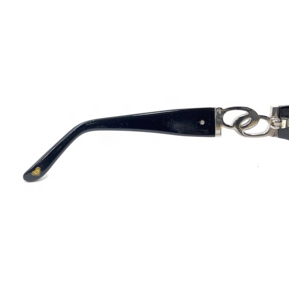 BB Black Silver Butterfly Oval Sunglasses Frames Designer Fashion Women Men - Picture 10 of 12